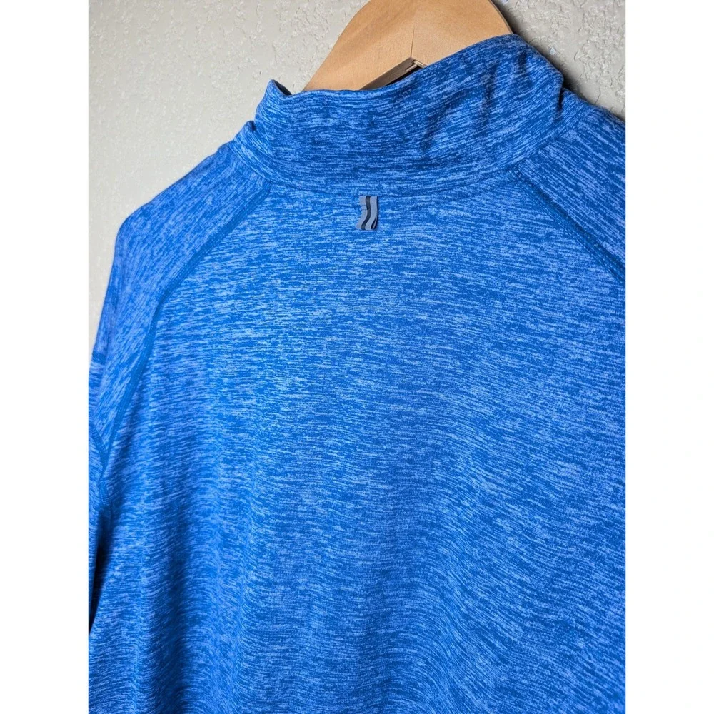 Nike Womens Element 1/2 Zip Running Dri  Fit Top Blue Size XL Heathered Blue